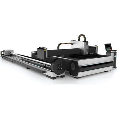 Với ống ống kim loại quay 1530 Máy cắt laser CNC Raycus 6000W 12000W