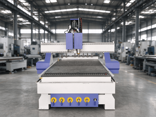 Máy cắt dao động 1325 ATC Syntec với bộ thay đổi công cụ tự động